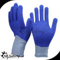 SRSAFETY 13 Gauge blau gestrickte Handschuhe mit Latex beschichteten, schneidfesten Handschuhen